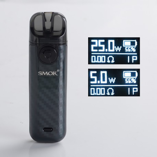Smok Novo 4 Open Pod Kit – Black Carbon Fiber