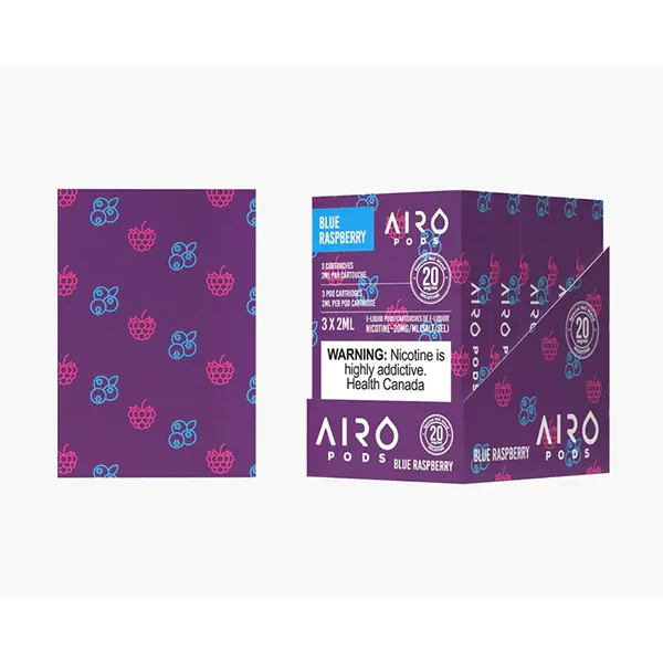 AIRO PODS BOLD 50 – STLTH compatible – Blue Raspberry