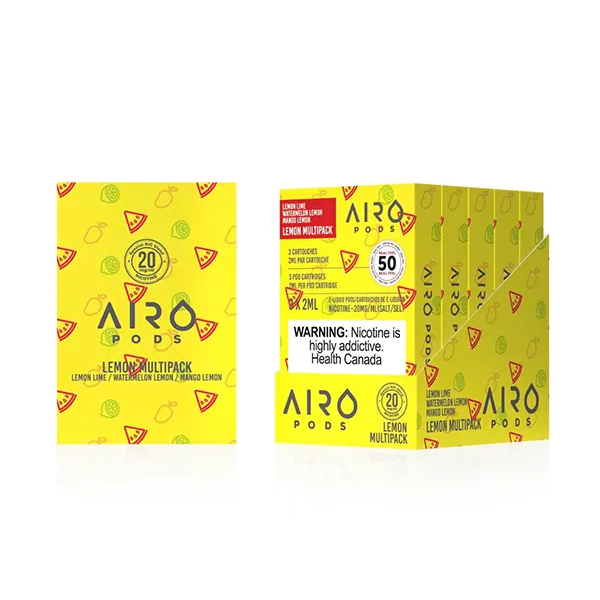 AIRO PODS BOLD 50 – STLTH compatible – Lemon Multipack (LemonLime/Watermelon lemon/ Mango Lemon)